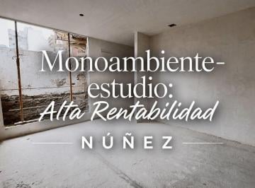 Departamento · 28m² · 1 Ambiente · Departamento - Estudio 1 Ambiente Venta Nuñez