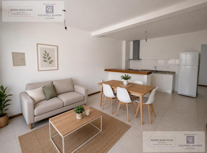 Departamento · 68m² · 2 Ambientes · 1 Cochera