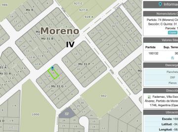 Terreno · 307m² · Venta de Lote en Francisco Alvarez