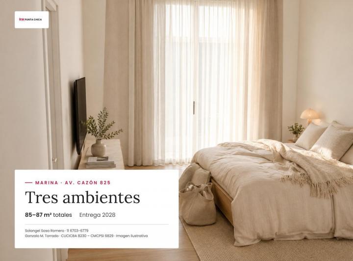 Departamento · 75m² · 3 Ambientes