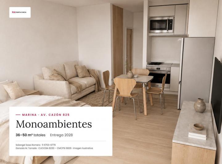 Departamento · 37m² · 1 Ambiente