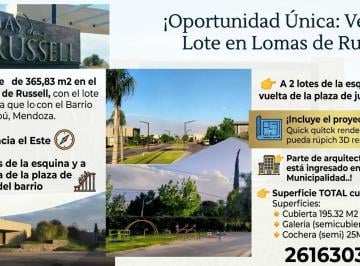 Terreno , Russell · Vendo Lote en Barrio Privado Lomas de Russell Proyecto Ingresado en La Municipal