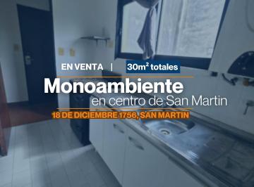 Departamento de 1 ambiente Venta USD 51.000 · Monoambiente en Venta con Cocina Independiente en Centro de San Martin