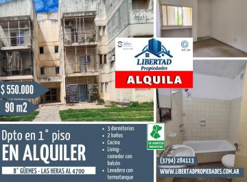 Departamento de 6 ambientes, Corrientes · Dpto 3 Dorm + 2 Baños. Ideal Familia