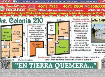 Casa · 76m² · 3 Ambientes · 1 Cochera · En Tierra Quemera Casita Sobre Lote Propio 6.81x9.88