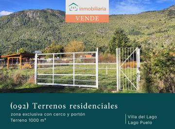 Terreno · 1000m² · Lago Puelo, Villa del Lago, 1000 m²