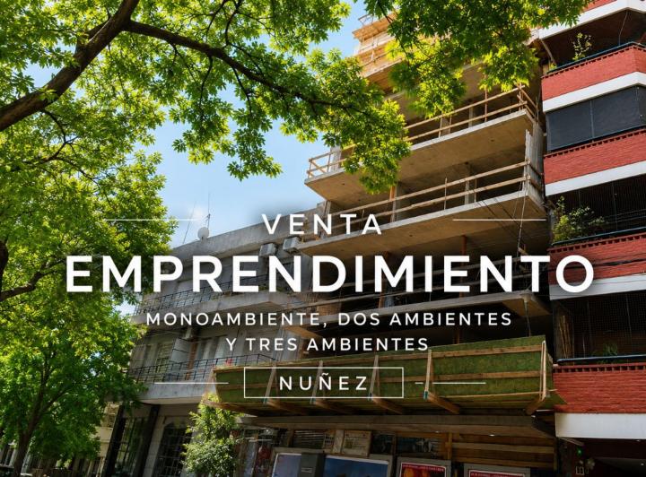 Venta Departamento Estudio Nuñez Pozo