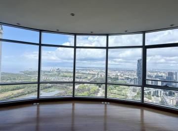 Departamento · 168m² · 3 Ambientes · 1 Cochera · Exclusiva Residencia en Piso 38 con Vistas Panorámicas a Buenos Aires. Torre Milieris. Alquiler