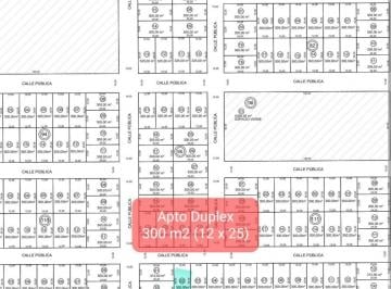 Terreno · 300m² · Lote en Venta - Apto Duplex - Campos de Manantiales - Central