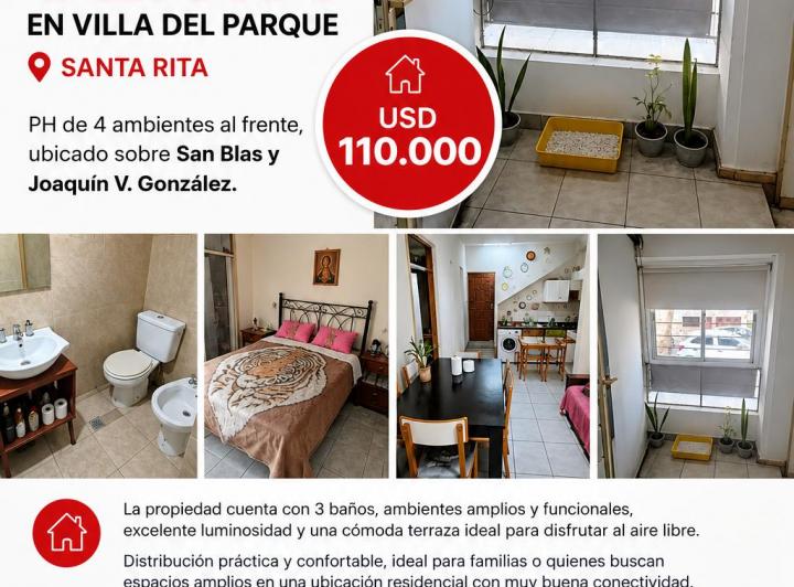 PH · 85m² · 4 Ambientes