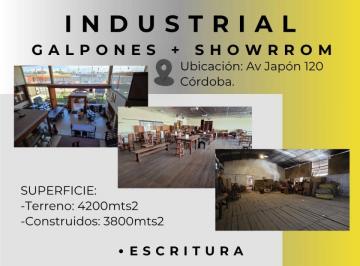 Bodega-Galpón , Córdoba · Se Vende Galpon Mas Showroom en Zona Industrial - Cordoba