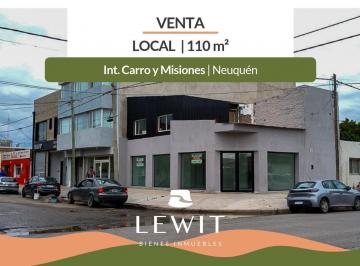 Local comercial · 110m² · 4 Ambientes · Venta Local Comercial 110 m² | Esquina Intendente Carro y Misiones | Neuquén