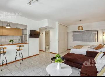 Departamento · 43m² · 1 Ambiente · Monoambiente en Palermo Nuevo con Balcón en Alquiler Temporario.