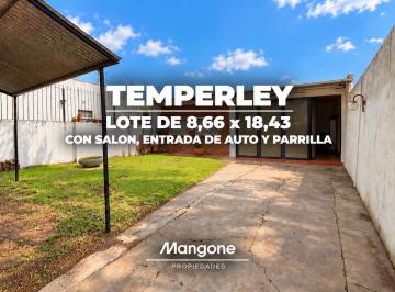 Bodega-Galpón de 1 ambiente, Lomas de Zamora · Lote de 8,66x18,43 con Salon y Entrada de Auto