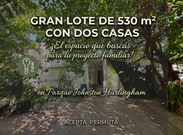 Casa · 133m² · 7 Ambientes · 3 Cocheras · Venta 2 Casas Lote 530 Hurlingham Apto Credito