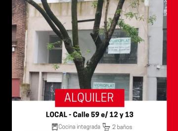 Local comercial de 2 ambientes, La Plata · Alquiler - Zona Centro Calle 12