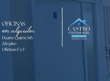 Oficina comercial de 2 ambientes, Córdoba · Alquiler de Oficinas – Edificio El Foro