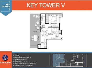 Departamento de 2 ambientes, Córdoba · B° Gral Paz - Depto de 1 Dormitorio en Venta con Super Terraza Propia