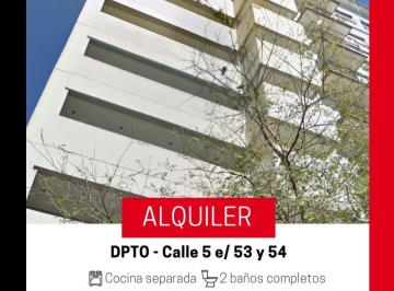 Departamento de 4 ambientes, La Plata · Alquiler - Zona Centro - 3 Dorm. con Cochera