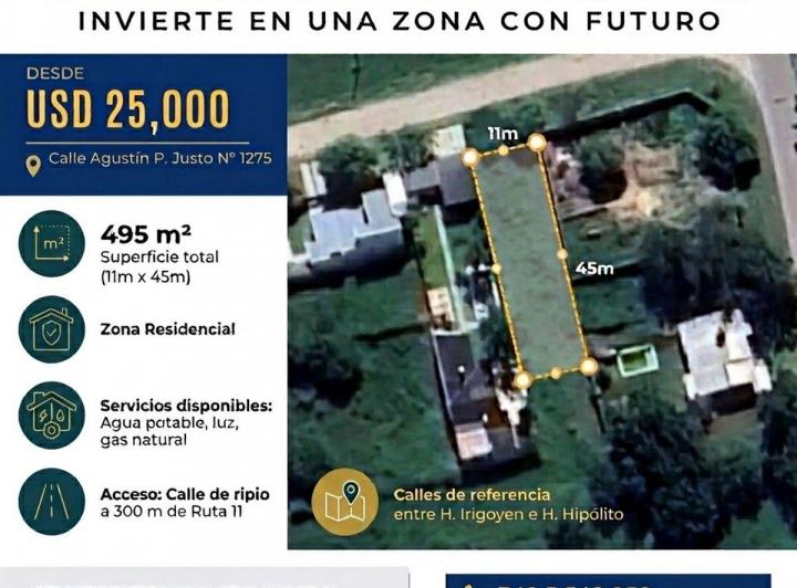 Terreno · 45m²