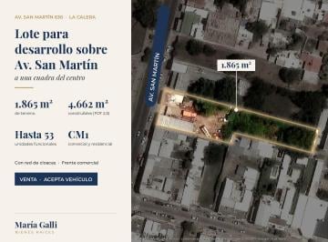 Foto · Lote Venta Av San Martín 630, La Calera – Para Desarrollistas