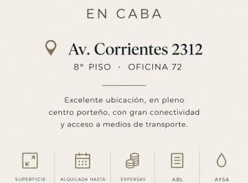 Oficina comercial · 53m² · Oficina en Venta 53 m² - Balvanera