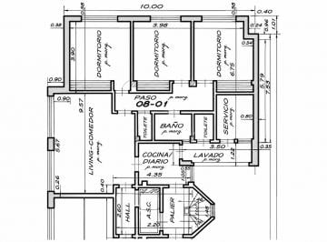 Departamento de 5 ambientes, Ciudad de Santa Fe · Departamento 3 Dorm. – Apto Credito - San Martín 3090 – Santa Fe