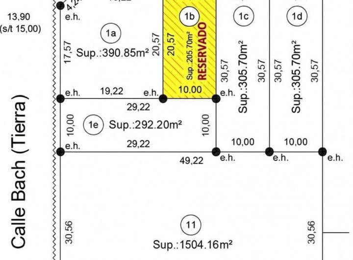 Terreno · 1504m²