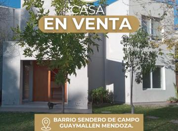 Casa de 6 ambientes, Rodeo de la Cruz · Vendo Casa en Barrio Sendero de Campo