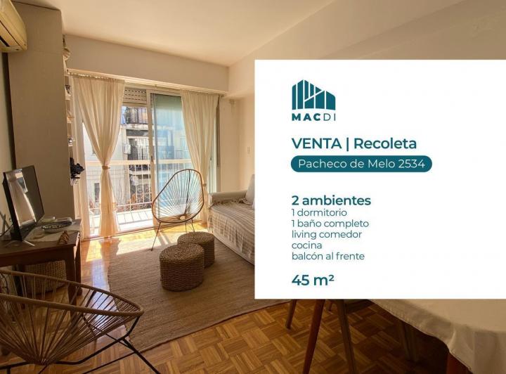 Departamento · 42m² · 2 Ambientes