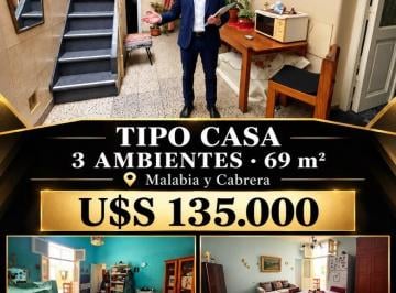 palermo-venta-ph-3-ambientes · Depto. Tipo Casa de 3 Ambientes en Venta en Palermo