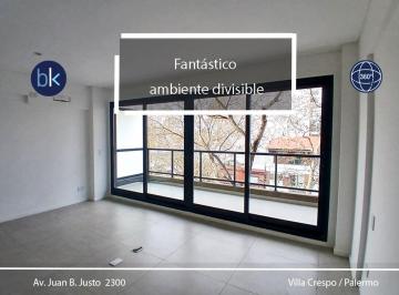 Departamento de 1 ambiente, Villa Crespo · Fabuloso Ambiente Único Super Divisible!
