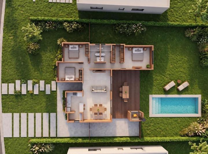 Casa · 100m² · 4 Ambientes
