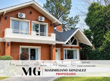 Casa · 254m² · 5 Ambientes · Casa en Venta y Alquiler - Club de Campo La Martona, Cañuelas
