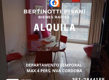 Departamento de 3 ambientes, Córdoba · Departamento Temporal Amoblado en Nueva Córdoba – Hasta 4 Personas