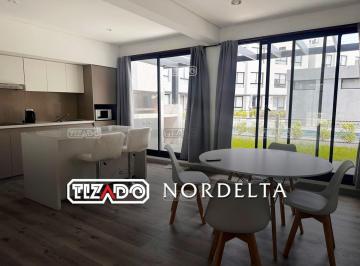 Departamento · 64m² · 2 Ambientes · 1 Cochera · Departamento en Alquiler en Town Kiri, Las Vilas, Nordelta