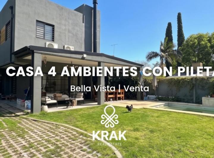 Casa · 128m² · 4 Ambientes · 3 Cocheras