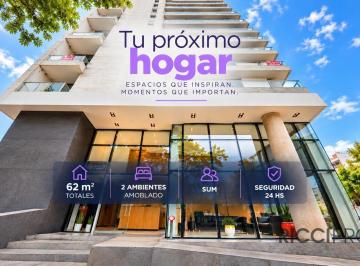 Departamento · 62m² · 2 Ambientes · Departamento 2 Ambientes Amoblado en Alquiler