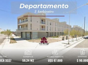 Departamento · 59m² · 3 Ambientes · 1 Cochera · Departamento 3 Ambientes - Pioneros del Sur - Puerto Madryn