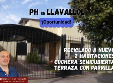 PH · 93m² · 3 Ambientes · 1 Cochera · PH en Llavallol con 2 Dorm. y Cochera - Apto Crédito!