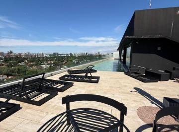 Departamento de 1 ambiente, Vicente López · Amplio E Increible Monoambiente con Cochera Edificio Todos Los Amenities Apto Prof.