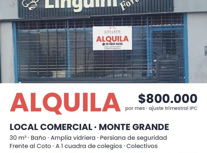 Local comercial · 30m² · 1 Ambiente