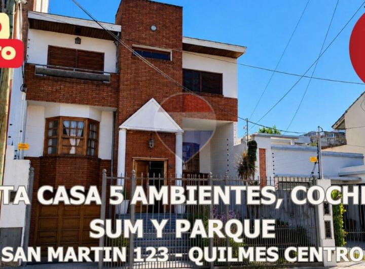 Casa · 296m² · 5 Ambientes · 3 Cocheras