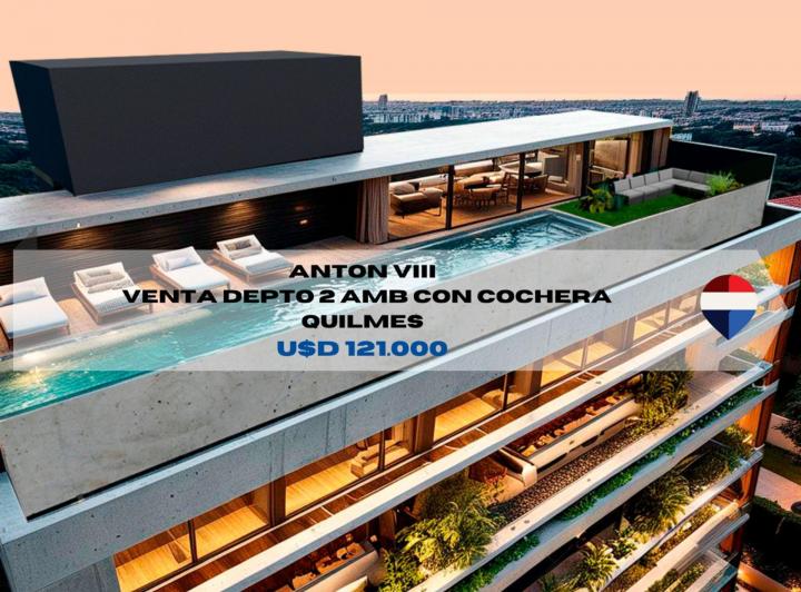 Departamento · 43m² · 2 Ambientes · 1 Cochera