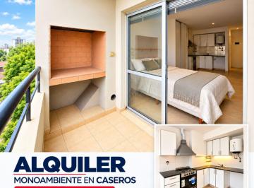 Departamento · 28m² · 1 Ambiente · Alquiler Mono Caseros Centro Balcón Parilla Sum!