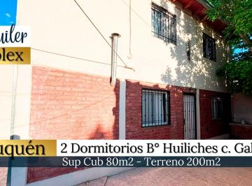 PH · 80m² · 4 Ambientes · 1 Cochera · Duplex 2 Dorm. en Alquiler - B° Huiliches