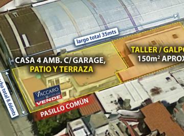 Casa de 5 ambientes, La Matanza · Venta - Casa 4 Amb C/cochera + Galpon 150 m² - Todo en Lote 8.66x35 - Ciudad Madero