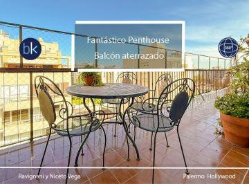 Departamento de 2 ambientes, Palermo · Venta Penthouse 2 Ambientes Balcon Terraza Vistas Abiertas Super Luminoso Apto Credito