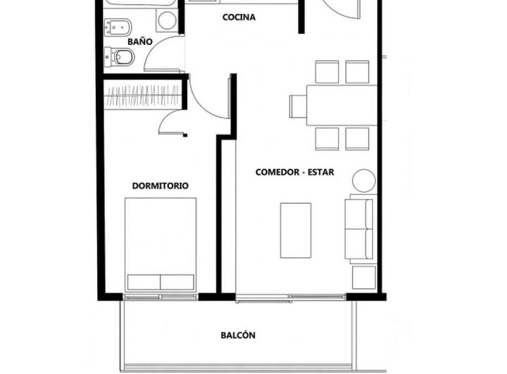 Departamento · 35m² · 2 Ambientes