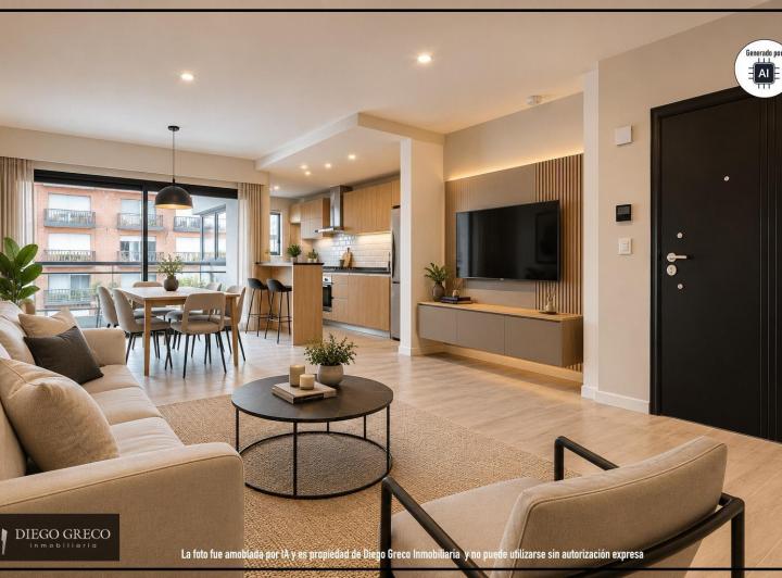 Departamento · 120m² · 4 Ambientes · 1 Cochera